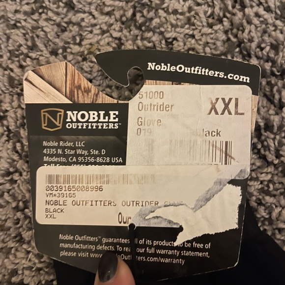 Equestrian riding gloves - Picture 3 of 3